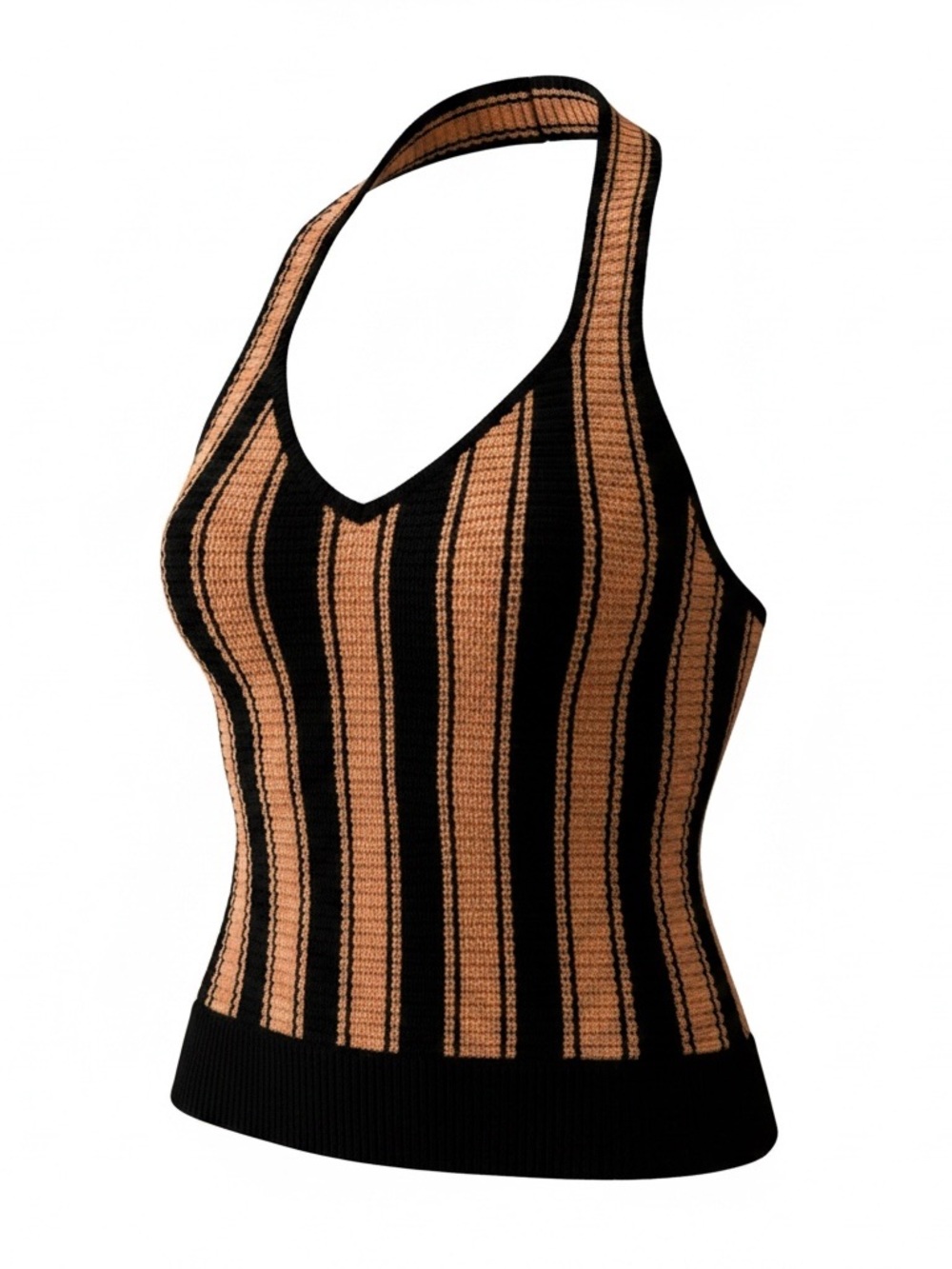 Black and Orange Top Size M